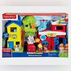Vintage Fisher-Price Little People Animal Rescue Play Set NEW!!